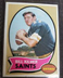 1970 Topps Bill Kilmer New Orleans Saints #166 Football Card