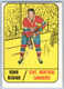 1967-68 Topps Henri Richard #72 Good Vintage Hockey Card