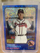 2022 Topps Heritage Chrome Freddie Freeman #429 SP Blue Sparkle Atlanta Braves