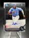 Estanli Castillo AUTO - 2022 Bowman Chrome Prospect 1st Autograph #CPA-EC Rays