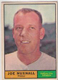 1961 TOPPS JOE NUXHALL KANSAS CITY ATHLETICS #444 (REVIEW PICS) (VG-EX) - 602