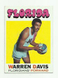 1971-72  TOPPS  #219  WARREN DAVIS