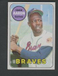 1969 Topps #100 Hank Aaron Atlanta Braves HOF