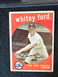 1959 Topps Baseball Whitey Ford HOF #430 New York Yankees🔥⚾️🔥