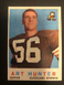 1959 TOPPS ART HUNTER CLEVELAND BROWNS #92