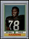 1974 Topps #272 Art Shell Oakland Raiders