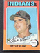 1975 Topps Steve Kline #639 Cleveland Indians Set Break EX+