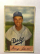 1954 BOWMAN GEORGE SHUBA #202 BROOKLYN DODGERS