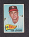 1965 Topps Baseball Card #124 Tom Satriano Los Angeles Angels EX O/C Vintage