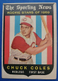 1959 Topps #120 Chuck Coles Cincinnati Redlegs Sporting News Rookie Stars - EX