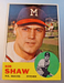 1963 Topps #255 Bob Shaw EX+ Braves