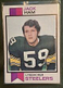 JACK HAM 1973 TOPPS #115 ROOKIE PITTSBURGH STEELERS HOF PENN STATE RC 🏈