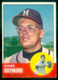 1963 TOPPS #519 CLAUDE RAYMOND EX