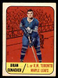 1967-68 Topps #17 Brian Conacher RC  Toronto Maple Leafs EX+ or better *virtus*