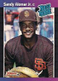 1989 Donruss #28 Sandy Alomar Jr. RC Period Inc. Two Asterisks San Diego Padres