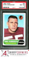 1968 TOPPS #62 CHRIS HANBURGER REDSKINS HOF PSA 8