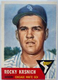 1953 Topps - High # #229 Rocky Krsnich (RC)