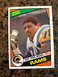 1984 Topps Jackie Slater Rookie Card RC #286 HOF Los Angeles Rams -Nice!