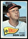 1965 Topps #595 Don Lee Los Angeles Angels EX-EXMINT NO RESERVE!