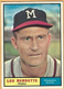 1961 Topps Lou Burdette Milwaukee Braves #320 NM