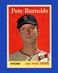 1958 Topps Set-Break #211 Pete Burnside NR-MINT *GMCARDS*