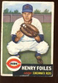 1953 Topps Baseball Card HIGH #252 Henry Foiles Single Print