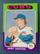 1975 TOPPS #176 BURT HOOTON BASEBALL CARD EX/MT NM CHICAGO CUBS