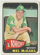 1965 Topps Baseball #391 Mel McGaha, Athletics HI#