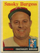 1958 TOPPS BASEBALL #49 SMOKY BURGESS CROPPED POOR