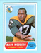 1968 TOPPS FOOTBALL #137 MARV WOODSON PITTSBURGH STEELERS NM/NM-