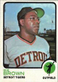 IKE BROWN-OUTFIELD-DETROIT TIGERS-1973 TOPPS #633-HIGH NUMBER