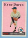 RYNE DUREN 1958 TOPPS ROOKIE #296 CLEAN BACK NO CREASES EX/MT NEW YORK YANKEES