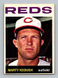 1964 Topps #166 Marty Keough GD-VG Cincinnati Reds Baseball Card