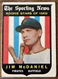 JIM McDANIEL  1959  ROOKIE  THE SPORTING NEWS  Topps #134  Pittsburgh Pirates