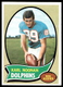 1970 Topps #223 Karl Noonan Miami Dolphins EX-EXMINT wrinkle SET BREAK!