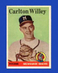 1958 Topps Set-Break #407 Carlton Willey EX-EXMINT *GMCARDS*