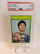 1972 Topps Football Card #65 Jim Plunkett New England Patriots, Rookie, PSA 9 