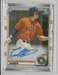 2020 Bowman Chrome Prospect Autograph Colin Barber #CPA-CBA Auto Astros FY