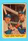 1958 Topps Baseball #418- Mickey Mantle & Hank Aaron- World Series Foes- GOOD!