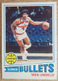 🔵 1977-78 Topps White-Backs 5timeAll☆ HOF Wes Unseld Basketball Card #75