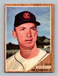 1962 Topps #517 Dave Wickersham VG-VGEX Kansas City Athletics Baseball Card