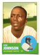 1963 Topps #238 Lou Johnson Baseball Card - Milwaukee Braves