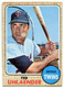 1968 Topps #28 Ted Uhlaender Baseball Card - Minnesota Twins