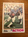 1982 Topps Football Card Billy Sims In Action #350 EX