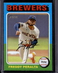 2024 Topps Heritage Freddy Peralta #73 SP Brewers