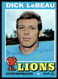 1971 Topps #154 Dick LeBeau Detroit Lions EX-EXMINT NO RESERVE!