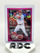 2023 Topps Chrome Pink Refractor #146 Spencer Steer Rookie RC Reds