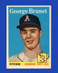 1958 Topps Set-Break #139 George Brunet EX-EXMINT *GMCARDS*