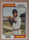 1974 Topps - #58 Charlie Spikes