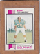 1973 Topps Football Manny Fernandez Miami Dolphins #75 NICE